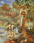 The Washer-Women by Pierre Auguste Renoir